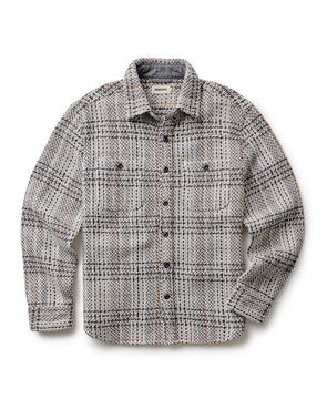 Taylor Stitch Cutter Overshirt in Stone Plaid
