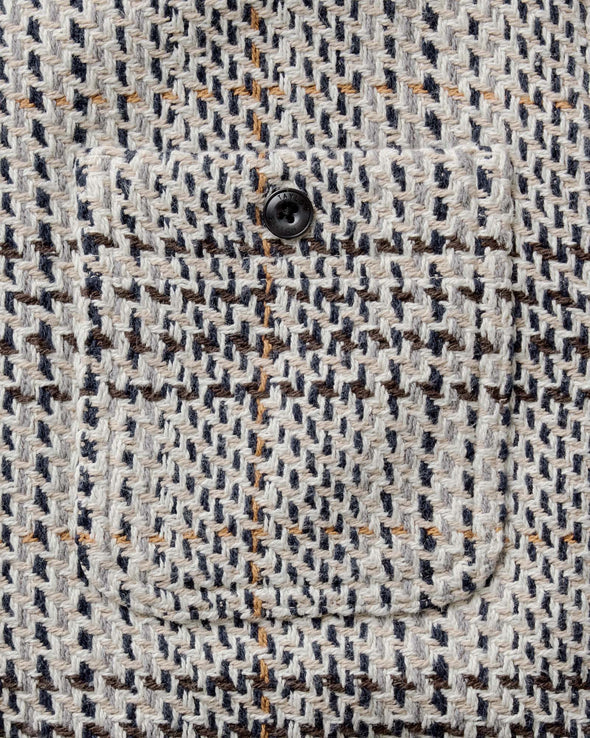 Taylor Stitch Cutter Overshirt in Stone Plaid