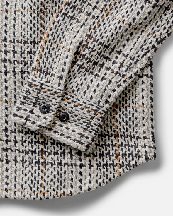 Taylor Stitch Cutter Overshirt in Stone Plaid