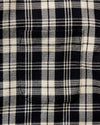 Taylor Stitch Jack LS Shirt in Coal Plaid Waffle