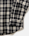 Taylor Stitch Jack LS Shirt in Coal Plaid Waffle
