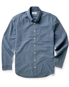 Taylor Stitch Jack LS Shirt in Washed Indigo Chambray