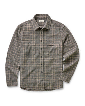 Taylor Stitch Ledge LS Shirt in Coal Plaid