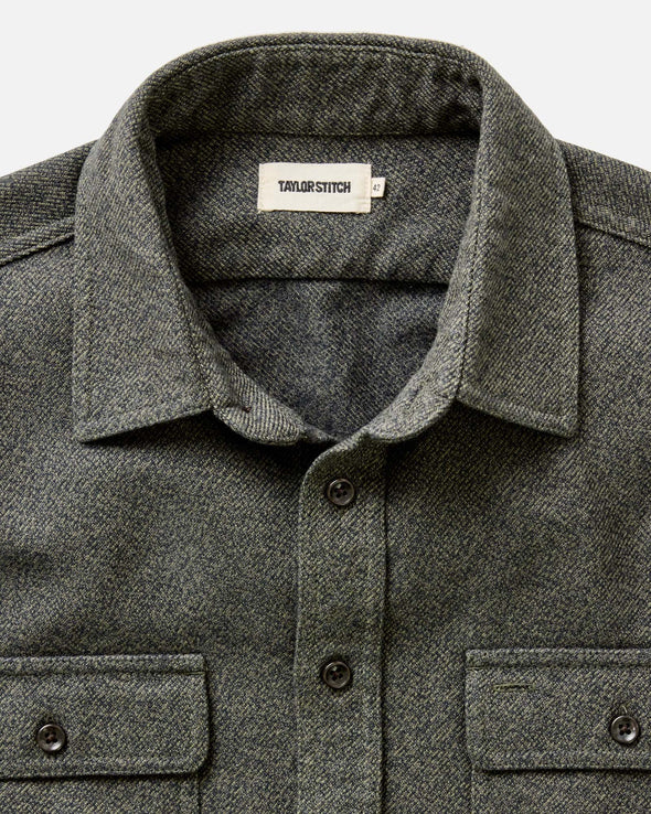 Taylor Stitch Ledge LS Shirt in Pine Twist