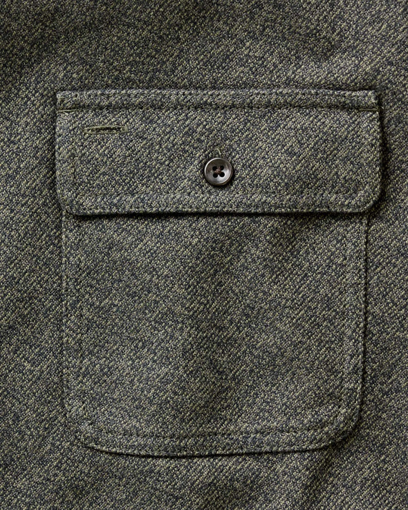Taylor Stitch Ledge LS Shirt in Pine Twist