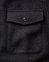 Taylor Stitch Maritime LS Shirt Jacket in Heather Charcoal Wool