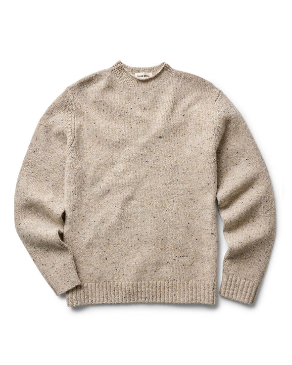 Taylor Stitch Seafarer Sweater in Natural Donegal