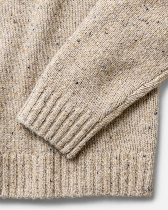 Taylor Stitch Seafarer Sweater in Natural Donegal