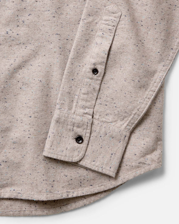 Taylor Stitch Yosemite LS Shirt in Oat Donegal