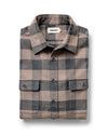 Taylor Stitch Yosemite LS Shirt in Heather Sable Buffalo Check