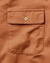 Taylor Stitch Yosemite LS Shirt in in Summit Orange