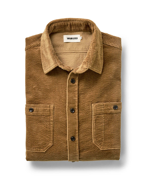 Taylor Stitch Utility Shirt in Bourbon Corduroy