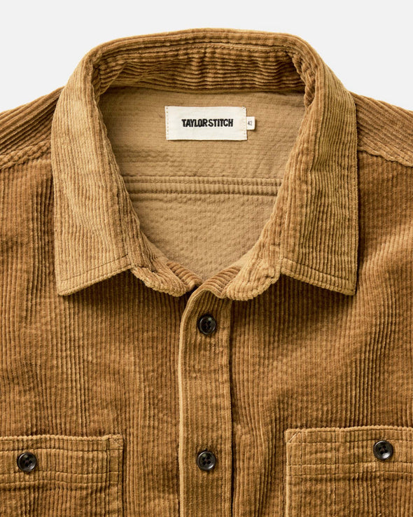 Taylor Stitch Utility Shirt in Bourbon Corduroy