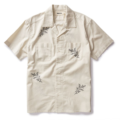 Taylor Stitch Conrad SS Shirt in Seaside Embroidery