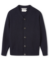 Peregrine Makers Cardigan Sweater in Navy