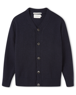 Peregrine Makers Cardigan Sweater in Navy