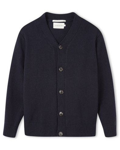 Peregrine Makers Cardigan Sweater in Navy