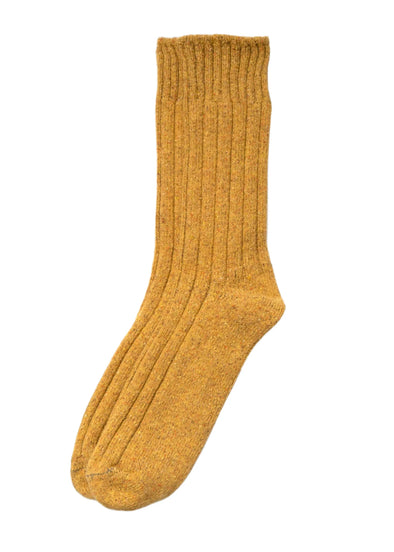 American Trench Wool Boot Sock in Ochre