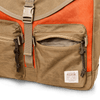 Filson Surveyor Messanger Bag in Dark Tan/Flame