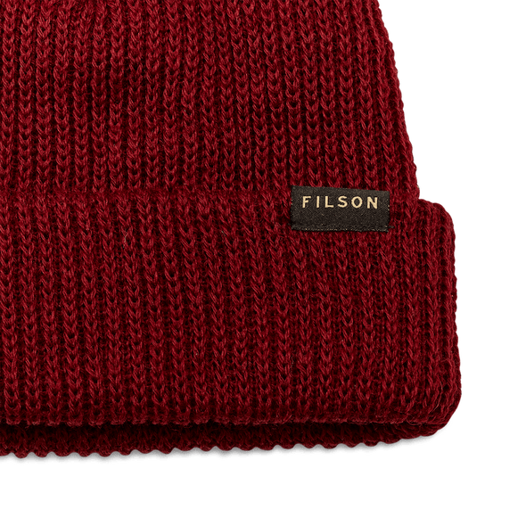 Filson Wool Watch Cap in Red