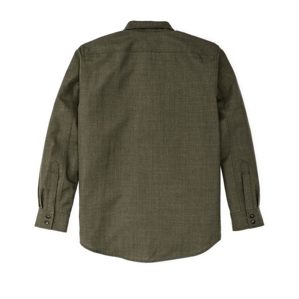 Filson Worsted Wool Guide Shirt in Forest Green Hunter