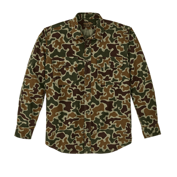 Filson Field Flannel Shirt in Frog Camo