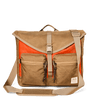 Filson Surveyor Messanger Bag in Dark Tan/Flame