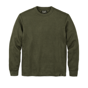 Filson Waffle Knit Thermal Crewneck in Mossy Rock