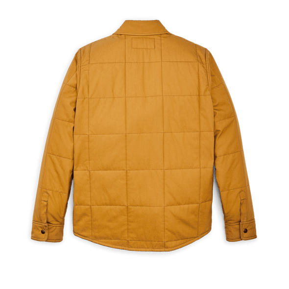 Filson Cover Cloth Quilted Jac-shirt in Yellow Ochre