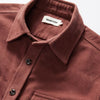 Taylor Stitch Maritime Shirt Jacket in Dark Cherry Moleskin