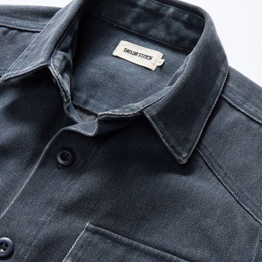 Taylor Stitch Shop Shirt in Navy Chipped Canvas