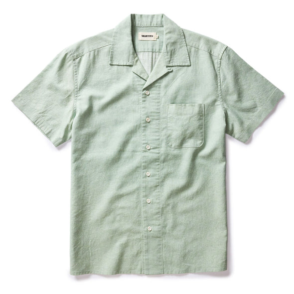 Taylor Stitch SS Hawthorne Shirt in Sea Moss Floral