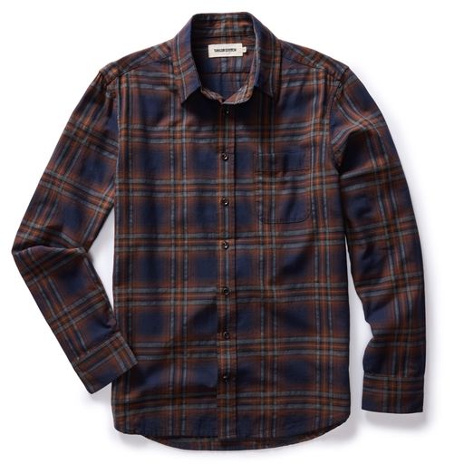 Taylor Stitch California in Twilight Plaid Brushed Cotton Twill