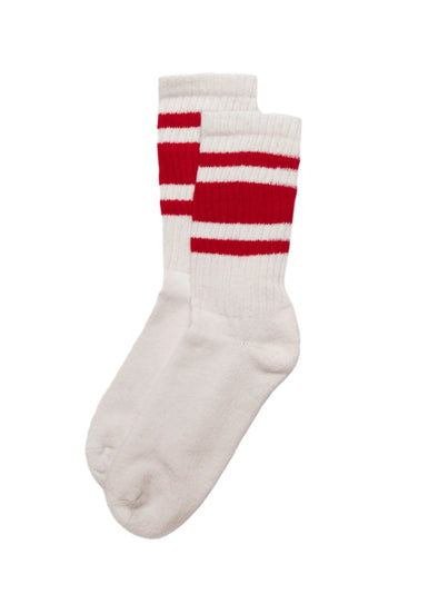 American Trench Mono Stripe Sock in Red