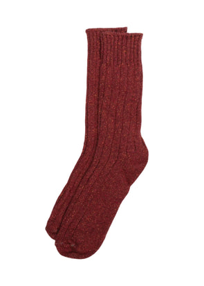 American Trench Wool Boot Sock in Rust