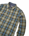 Outerknown Blanket Shirt in Fen Sage Sands Plaid