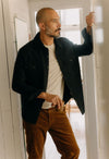 Taylor Stitch Maritime Shirt Jacket in Dark Navy Moleskin Twill