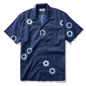 Taylor Stitch Davis SS Shirt in Dark Navy Geo