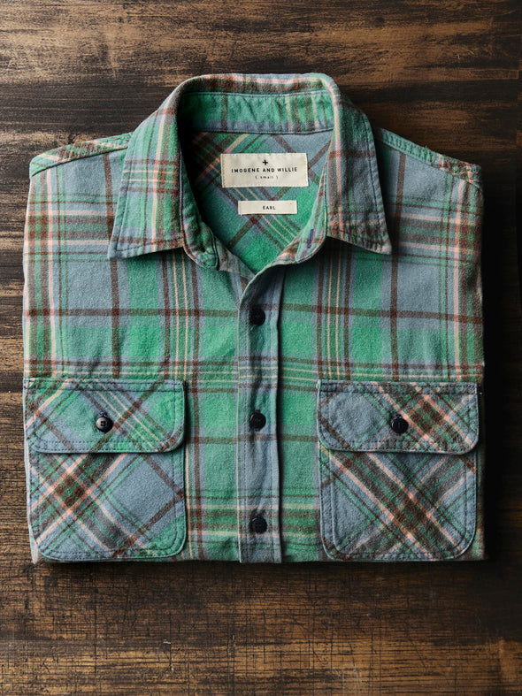 Imogene & Willie Earl Plaid Shirt in Sierra