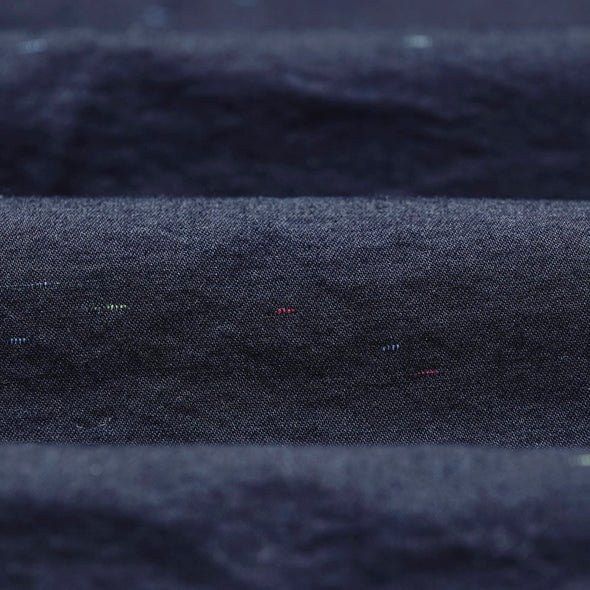 Imogene & Willie Sawtooth Pearl Snap Shirt in Reverse Black Indigo Nep