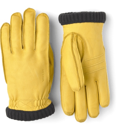 Hestra Deerskin Primaloft Glove in Natural Yellow