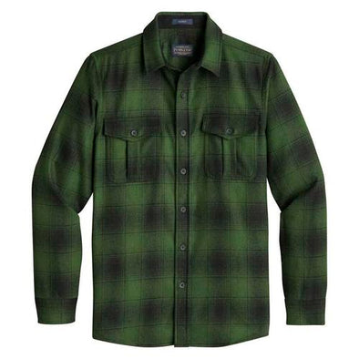 Pendleton Scout LS Shirt in Green/Black