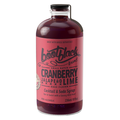 Bootblack Jalapeno Lime Cranberry Coctail Syrup