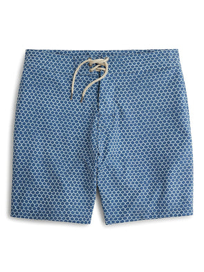 Faherty Boardshort in Fishscale Batik - JOURNEYMAN CO.