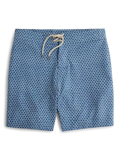 Faherty Boardshort in Fishscale Batik