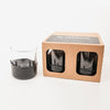 Hand Dipped Whiskey Glasses - Set of 4