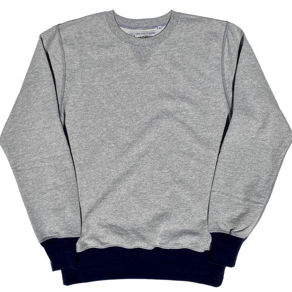 Journeyman Co. Sweatshirt in Grey Heather Colorblock