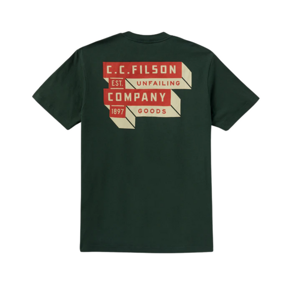 Filson Ranger Graphic T-Shirt in Fir