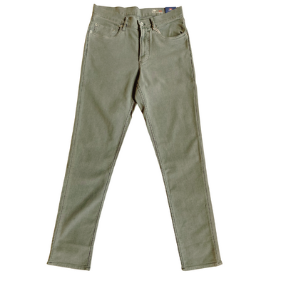 Faherty Stretch Terry 5 Pocket Pant in Faded Olive