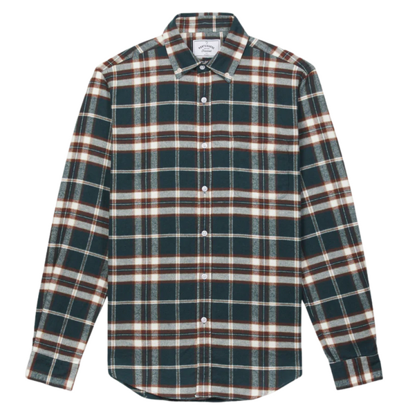 Portuguese Flannel LS Shirt in Smooth Check